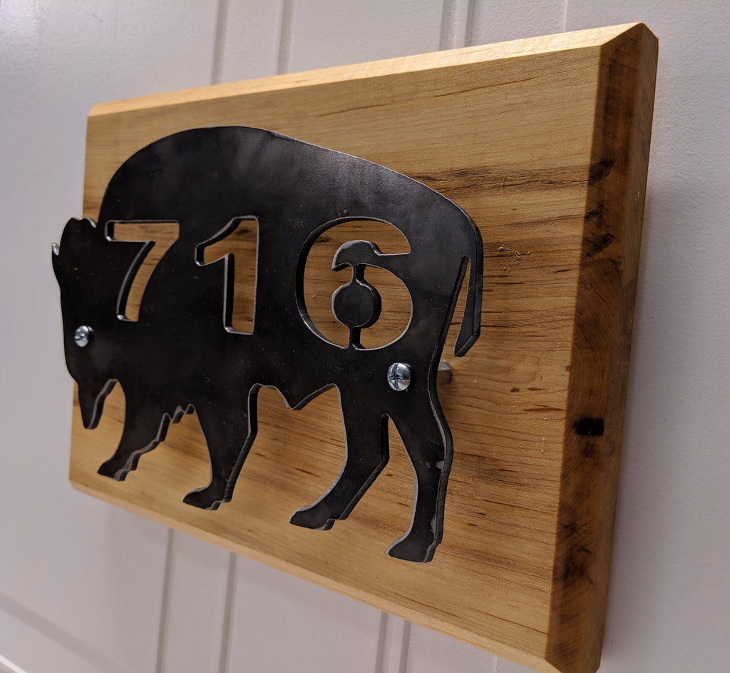 Wood and Steel Wall Hangers